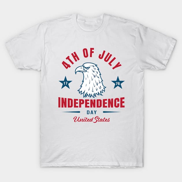 july 4th T-Shirt by Mdath